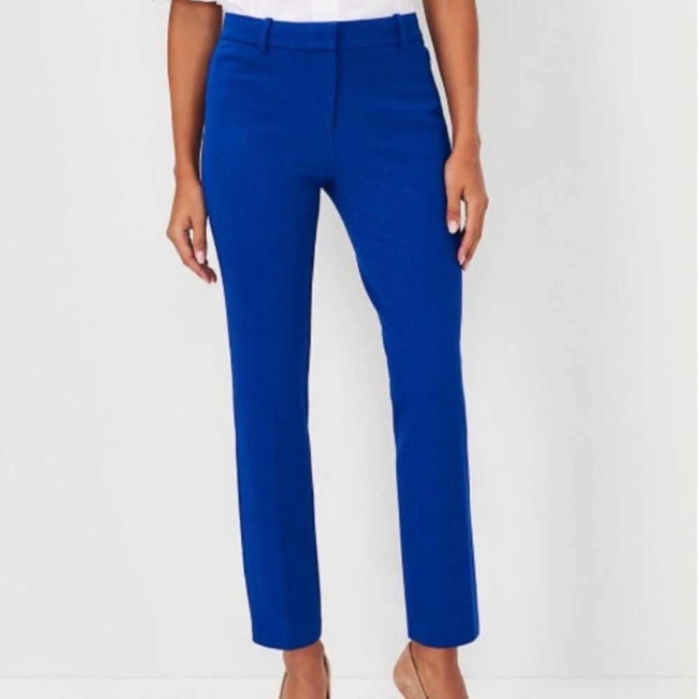 Loft blue tapered ankle Marissa skinny‎ 8 petite